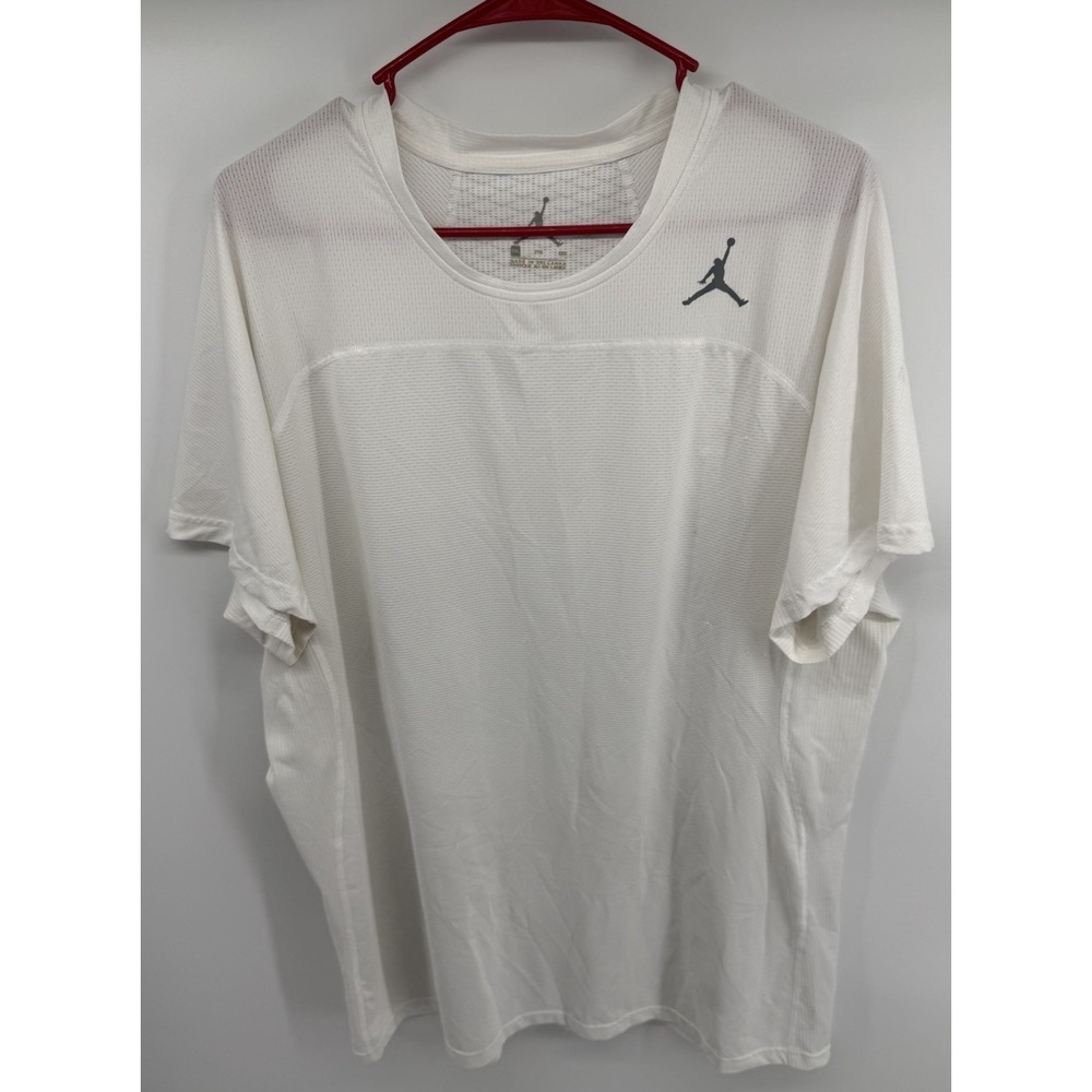 Jordan Dri-FIT Men's XXL White Short Sleeve Performance Training Shirt